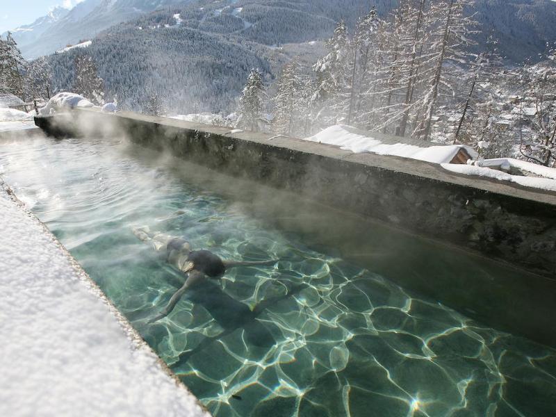 QC Terme Grand Hotel Bagni Nuovi Bormio Esterno foto Outdoor thermal bath in Vals